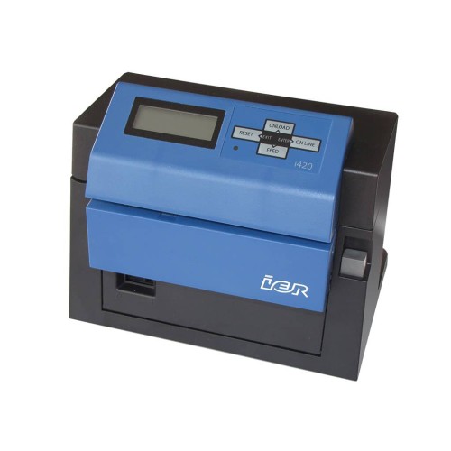 Easier i420 compact RFID airport check-in counter printer for boarding passes and baggage tags